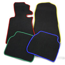 Velours Fußmatten schwarz