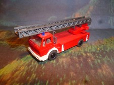 Wiking H0: MB Feuerwehr Rettungsleiter KFZ, unbespielt, aus Vitrine, s. Bilder