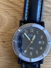 Raymond Weil Parsifal 6100 W1 selten mit schwarzem  Zifferblatt