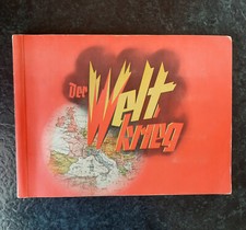 Sammelbilderalbum DER WELTKRIEG 1914-1918 Cigaretten-Bilderdienst-Dresden kompl.