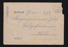 Bahnpost-Feldpostbrief Braunau-Salzburg Text Mai 1944 an Grenadier-Regiment 483