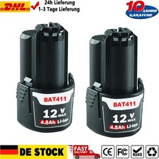 2X BAT411 Akku Für Bosch GBA