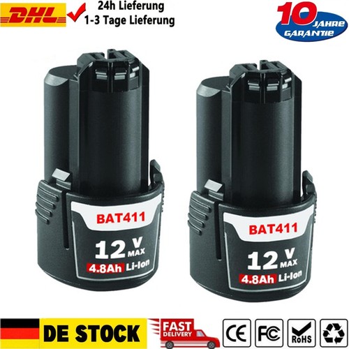 Bat411 akku für bosch gba - 2x,