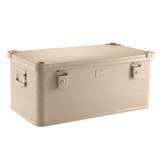 ALUBOX® E92S Sand Beige Alukiste Transportbox Werkzeugkiste Truhe 79x44,5x35 cm