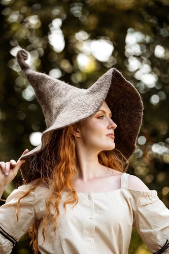 Hexenhut naturbraun glinda - hexenhut,