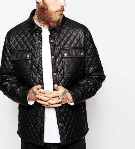 Herren schwarze lederjacke - herren,