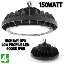 4Lite by Ansell Lighting 150 Watt High Bay UFO Leuchte 4000k 5 Jahre Garantie IP65