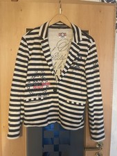 Schicker maritimer Blazer, Soccx, Gr. 42(XL), Blau-Weiß gestreift, Top?