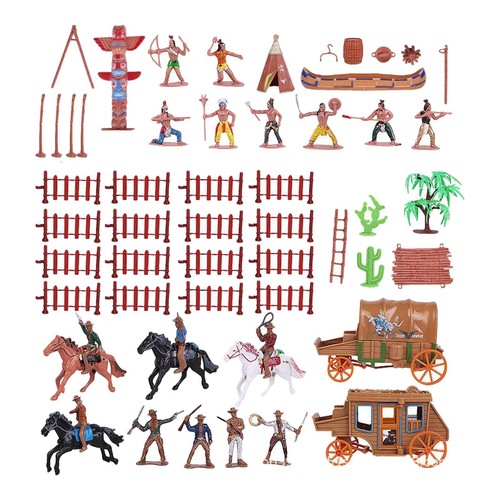 Kunststoff indianerfiguren - kunststoff,