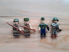 4 Sowjetische Soldaten (Lego, Cobi, Klemmbausteine) UdSSr, CCCP