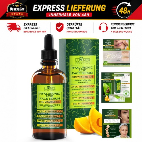 Luminer hyaluron serum 100ml - hyaluron,