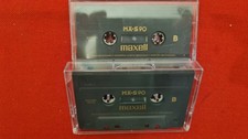 Audiokassetten ►Maxell  MX-S 90 Metal◄ Tapedeck Music Cassette 2 Stk!  Sehr gut!