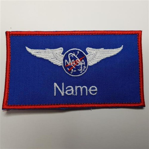 Nasa pilot wing nametag - pilot,