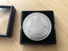 1976 Segelschulungsschiff Gorch Fock, Nautik Liebhaber, Sammlermünze Medallie
