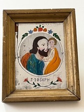 Antike Glasmalerei Spiegel