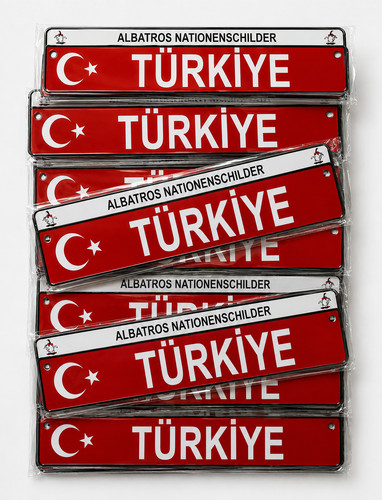 12x türkiye blechschild - türkiye,