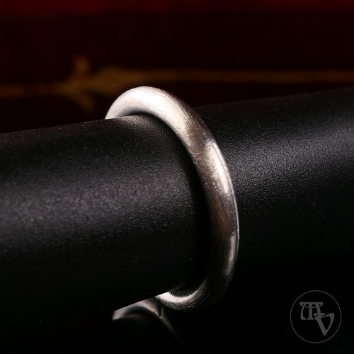 Vintage silberring bandring - vintage,