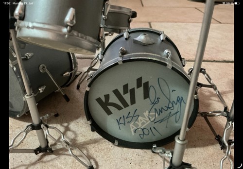 Kiss miniatur drumkit - kiss,