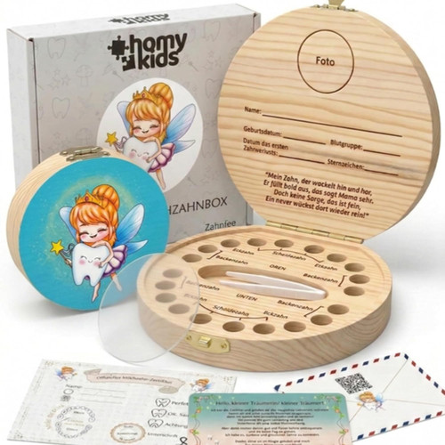 Milchzahnbox für jungen und - jungen,