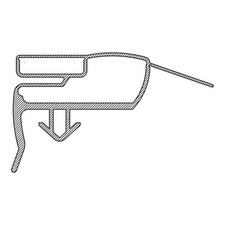 Magnetische Türdichtung für