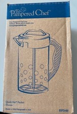 Kanne für Getränke mit Mixkolben  Meal Prep Pampered Chef Dursty Pitcher