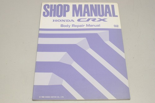 Honda crx body repair - crx,