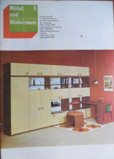 MÖBEL UND WOHNRAUM April 3- 1982 DDR Leuchten Kinder - & Jugendmöbel Schrankwand