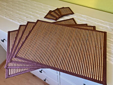 8teiliges Platz-Set Platzmatte  Platzdeckchen mit Gläseruntersetzter Abwaschbar