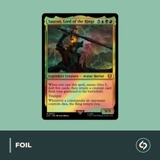 MTG | Sauron, Lord of the Rings | LORD OF THE RINGS | NM | EN | FOIL