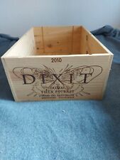 Holzkiste Weinkiste 12er Bordeaux Shabby Regal Deko Chateau Vieux Pourret Dixit