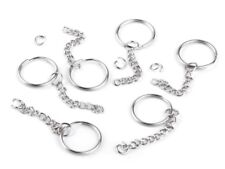 10 Schlüsselanhänger silber