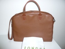 LONGCHAMP Aktentasche Businessbag Laptoptasche Leder Cognac +++TOP+++
