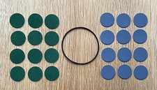 12+12 Reinigungsscheiben + 1