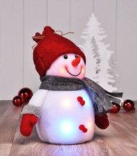 LED Schneemann Figur Deko