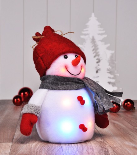 Led schneemann figur - schneemann,
