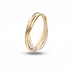 Geflochtene Ring Aus Gelb-Rosa