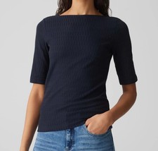 Opus Damenshirt Neu Damen Shirt Bluse Top Oberteil Gr. 44 Blau / Navy Blau NEU