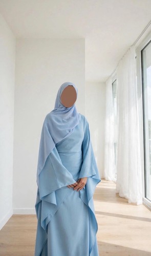 Damen kaftan maxikleid - maxikleid, lang