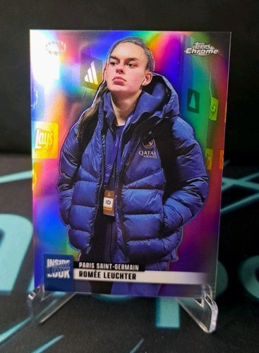 Topps chrome inside look - inside, uefa