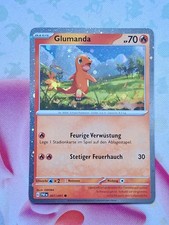 Pokémon Karte Glumanda Holo 007/091 Promo Pokemon Deutsch Paldeas Schicksale 