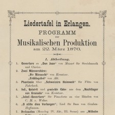 Erlangen Liedertafel Konzert