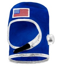 Blauer Astronautenhelm -