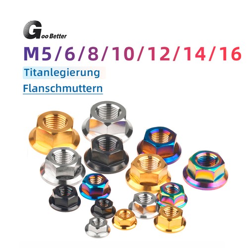Titanium mutter flanschmuttern - titanium,