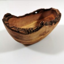 Ovale Schale Olivenholz 3 Größen rustikal Deko Küche Handarbeit