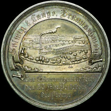BRAUNSCHWEIG: Silber-Medaille 1902. 25 JAHRE MASCHINENBAU-FIRMA SELWIG & LANGE.