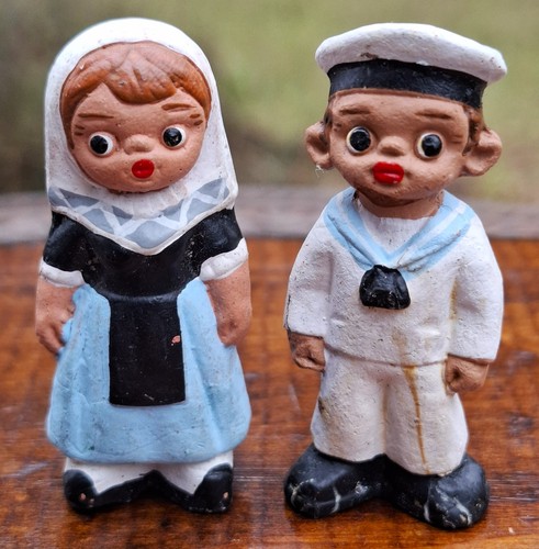 Terrakotta figur matrose - terrakotta, +