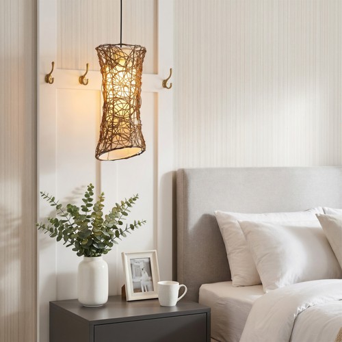 Pendelleuchte skov aus rattan - skov,