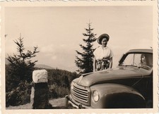 Vintage Foto Frau mit