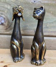 2 Stück 13cm Metall BRONZE