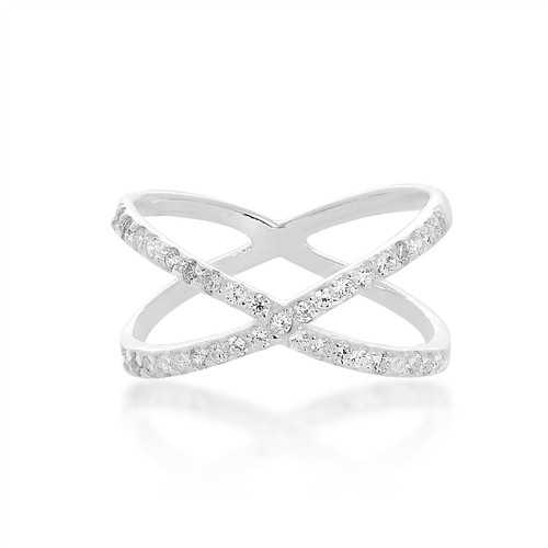 Sterlingsilber klar cz - klar,